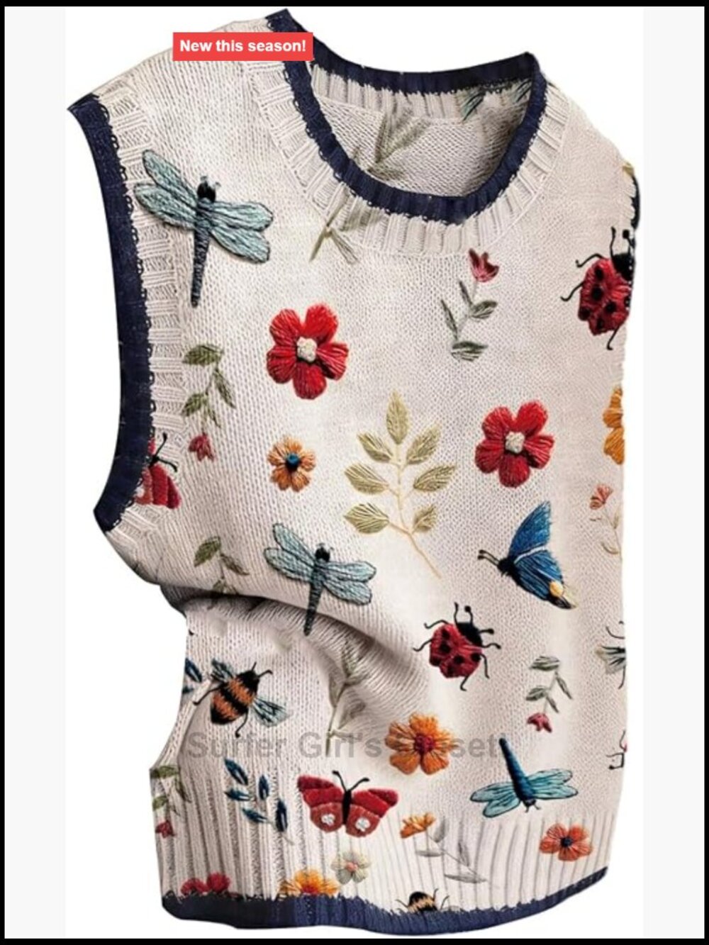 Women's Sleeveless Rib Knit Sweater Tank Top Crewneck Lightweight Pullover Vest